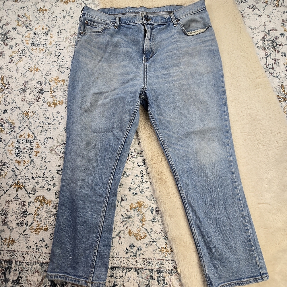 Old Navy Flex Athletic Fit Denim Jeans Men 42 x 30 - Picture 1 of 6